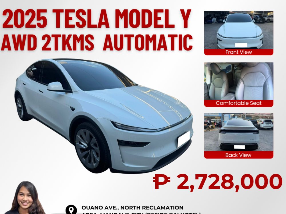 2025 TESLA MODEL Y AWD AUTOMATIC TRANSMISSION