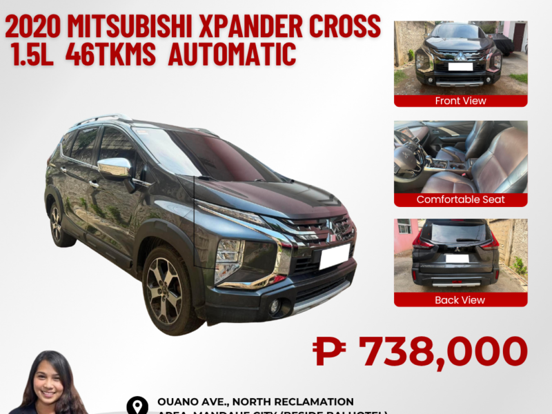 2020 MITSUBISHI XPANDER CROSS 1.5L GASOLINE AUTOMATIC TRANSMISSION