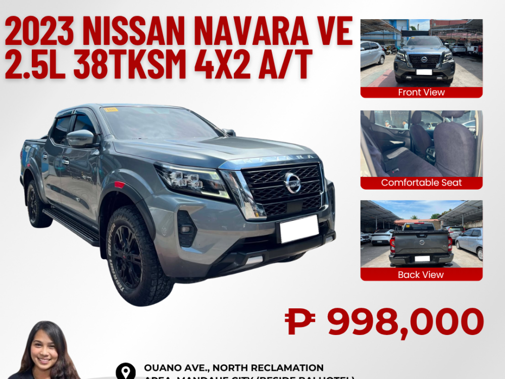 2023 NISSAN NAVARA VE 2.5L DIESEL AUTOMATIC TRANSMISSION