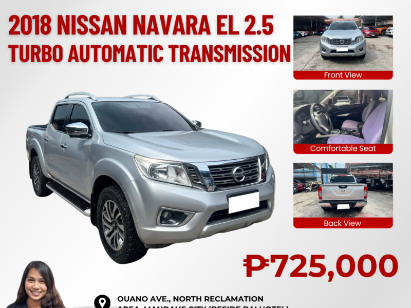 2018 NISSAN NAVARA EL 2.5 TURBO AUTOMATIC TRANSMISSION