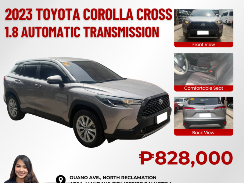 2023 TOYOTA COROLLA CROSS 1.8 AUTOMATIC TRANSMISSION