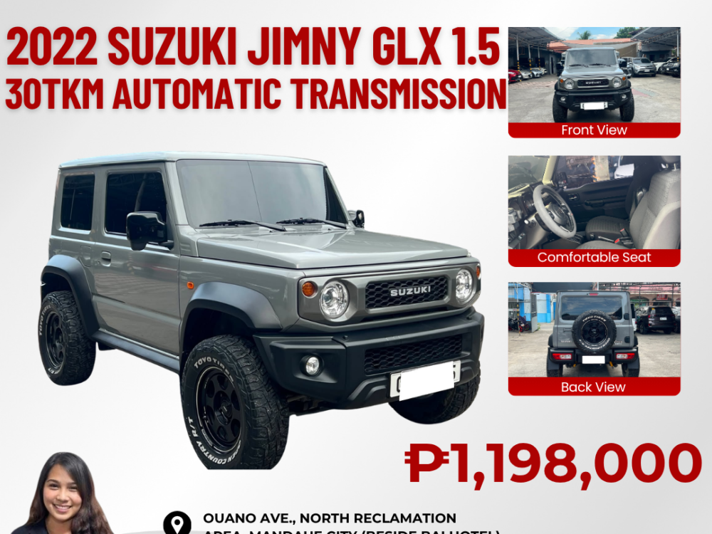 2022 SUZUKI JIMNY GLX 1.5 AUTOMATIC TRANSMISSION 30TKM ONLY!!!