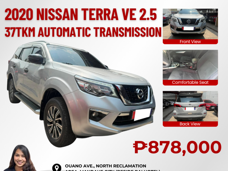 2020 NISSAN TERRA VE 2.5 AUTOMATIC TRANSMISSION 37TKM ONLY!!!