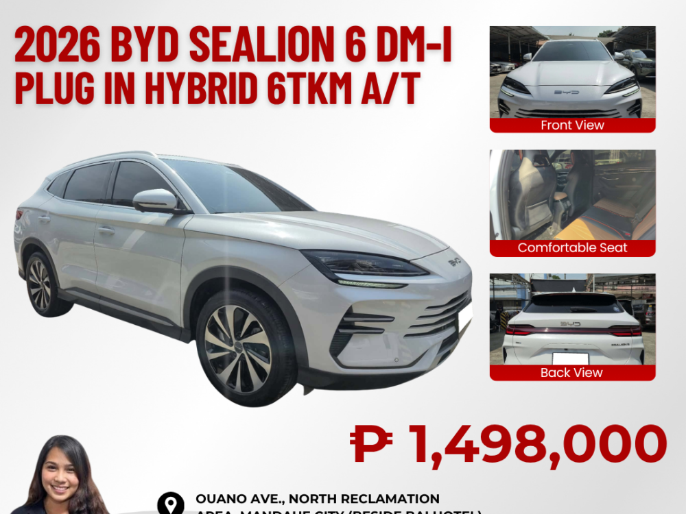 2026 BYD SEALION 6 DM-i PLUG-IN HYBRID AUTOMATIC TRANSMISSION 6TKM ONLY!!!